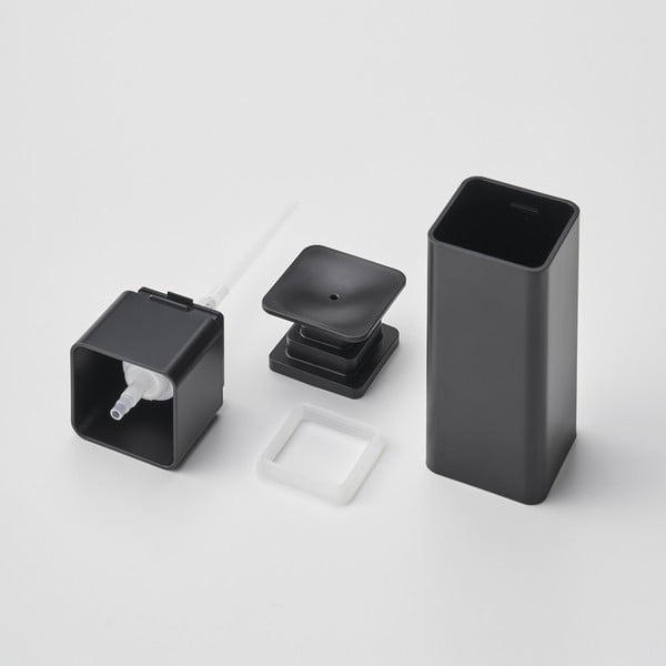 Dozirnik za detergent Yamazaki Tower, črne barve, 250 ml-image-4