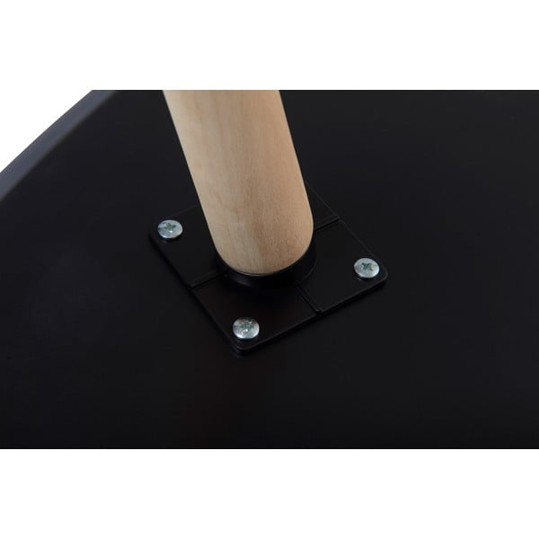 Črna mizica z nogami iz bukovega lesa Furnhouse Fly, 116 x 66 cm-image-4