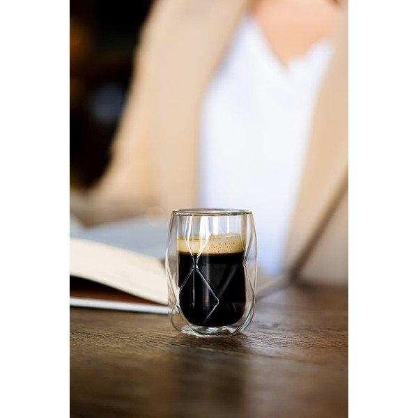Skodelice v kompletu za espresso z dvojno steno 2 ks 100 ml Geo – Vialli Design-image-3