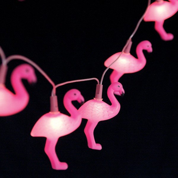 Svetlobna veriga s flamingi Rex London-image-1