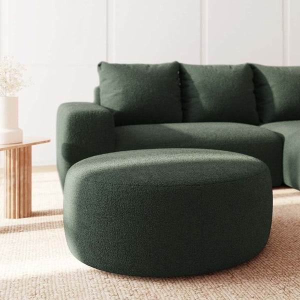 Zelen tabure iz tkanine bouclé Monce – Rodier-image-2