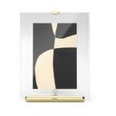 Steklen stoječ okvir v zlati barvi 16x20 cm Flute – Umbra