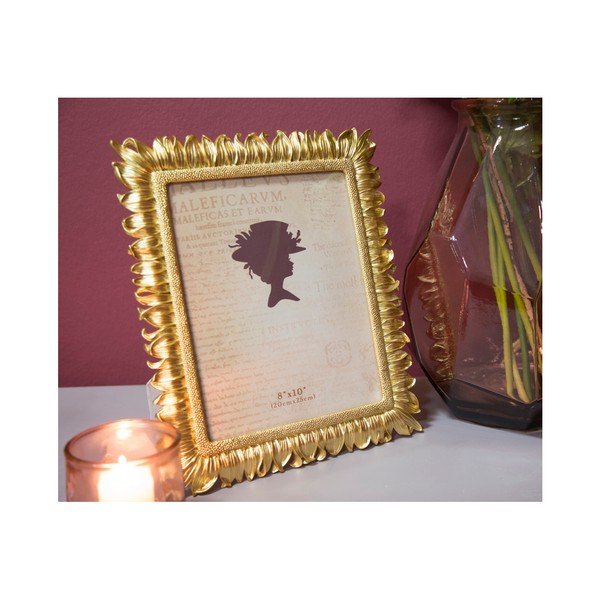 Rumeni okvir za fotografije v okvirju iz smole Mauro Ferretti Glam Petal, 15 x 20 cm-image-2