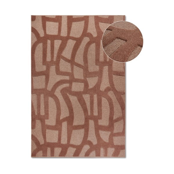 Opečnato oranžna preproga iz recikliranih vlaken 160x230 cm Therese – Villeroy&Boch