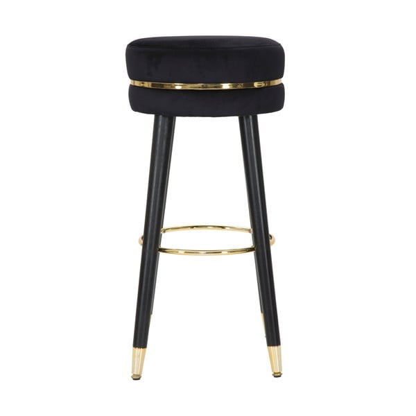 Črn/v zlati barvi oblazinjen barsko stol (višina sedeža 74 cm) Paris – Mauro Ferretti-image-3