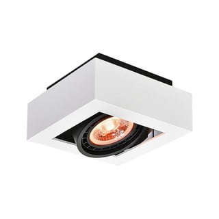 Bela stropna svetilka s kovinskim senčilom 18,5x18,5 cm Loid – GTV