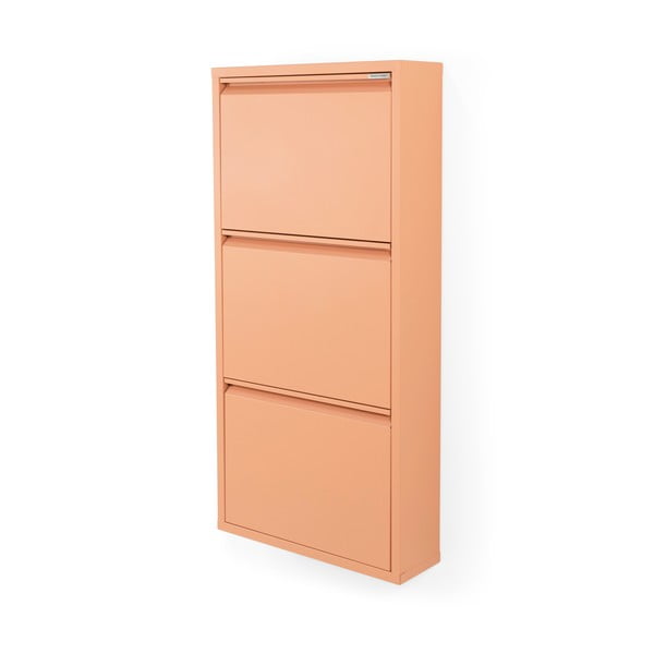 Rožnato-oranžna kovinska omarica za čevlje Billy – Spinder Design