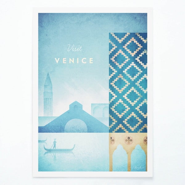 Plakat Travelposter Venice, 50 x 70 cm