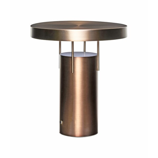 LED zatemnitvena namizna svetilka v bronasti barvi s kovinskim senčilom (višina 28 cm) BringMe – Hübsch
