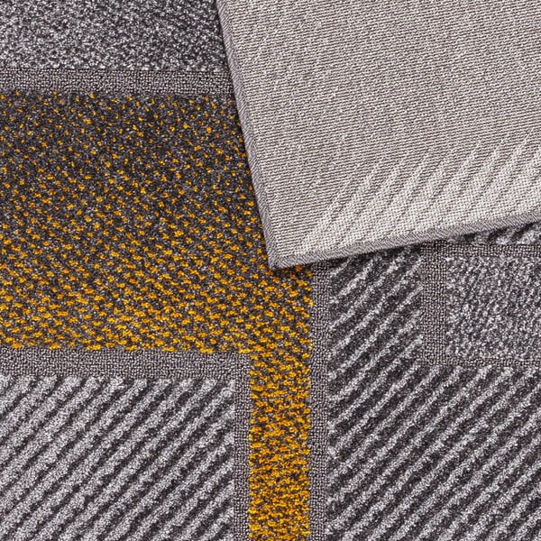 Oker rumena/siva preproga 160x230 cm Meteo – FD-image-2