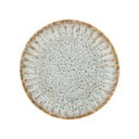 Modro-bež servirni krožnik iz kamenine ø 17 cm Fleur – Bloomingville
