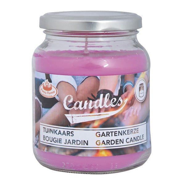 Komplet 4 vrtnih sveč v steklu Esschert Design Garden, čas gorenja 36 ur-image-3