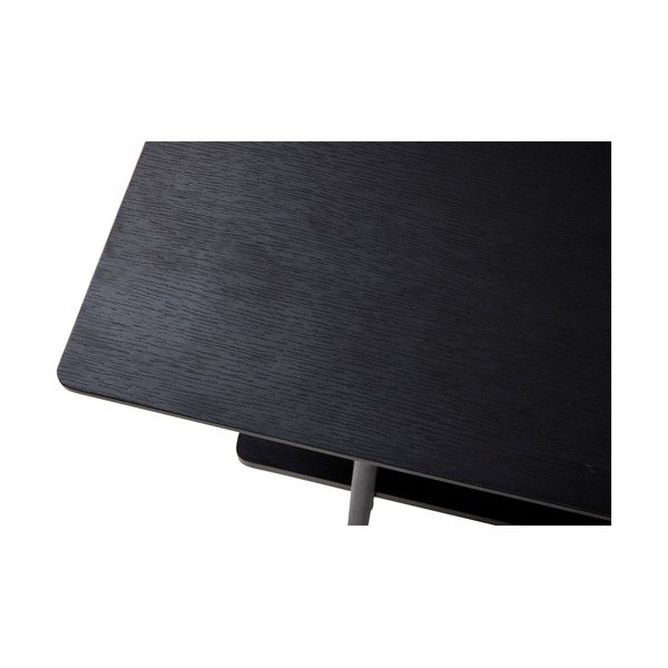 Črna klubska mizica 55x110 cm Pensacola – Unique Furniture-image-3