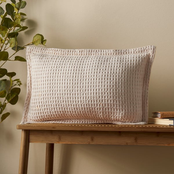 Bombažna okrasna blazina 30x50 cm Jaipur Chunky Waffle – Pineapple Elephant-image-1