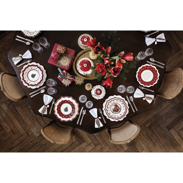 Belo-rdeč porcelanast božični krožnik Toy´s Delight Villeroy&Boch, ø 24 cm-image-3