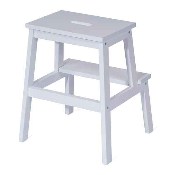 Beli stolček iz kavčukovca Corg - Bonami Selection-image-1