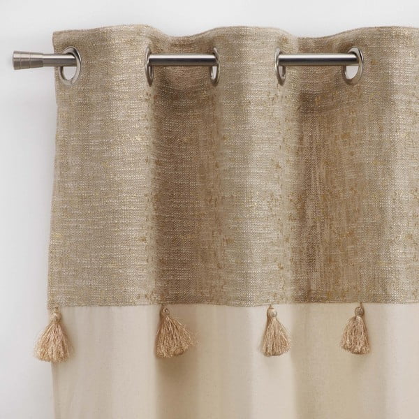 Bež zavesa 140x240 cm New Sultan – douceur d'intérieur-image-1