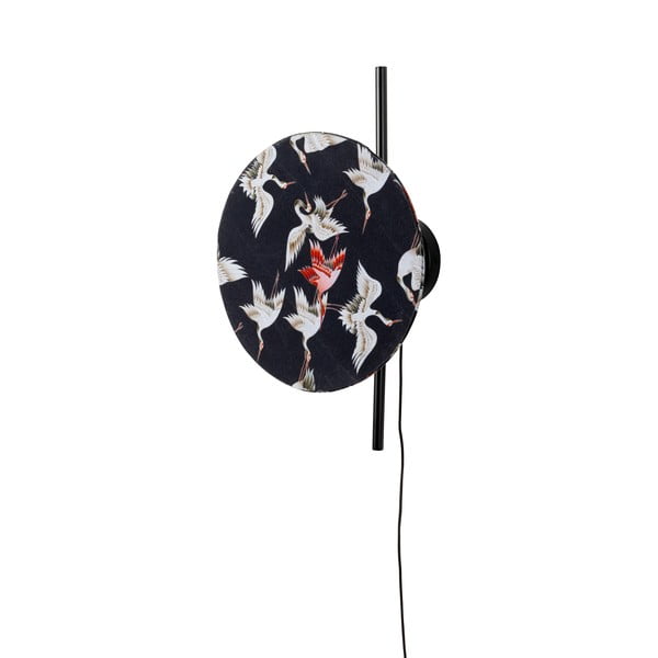 Črna stenska svetilka Jaylee – White Label-image-2