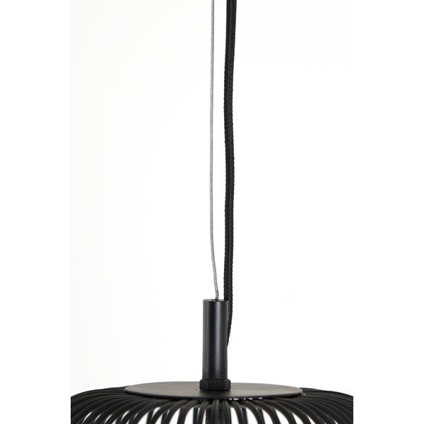 Črna stropna svetilka ø 27 cm Rilanu - Light & Living-image-2