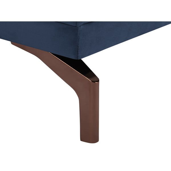 Temno modra trisedežna zofa z zlatimi nogami Windsor & Co Sofas Jupiter-image-4