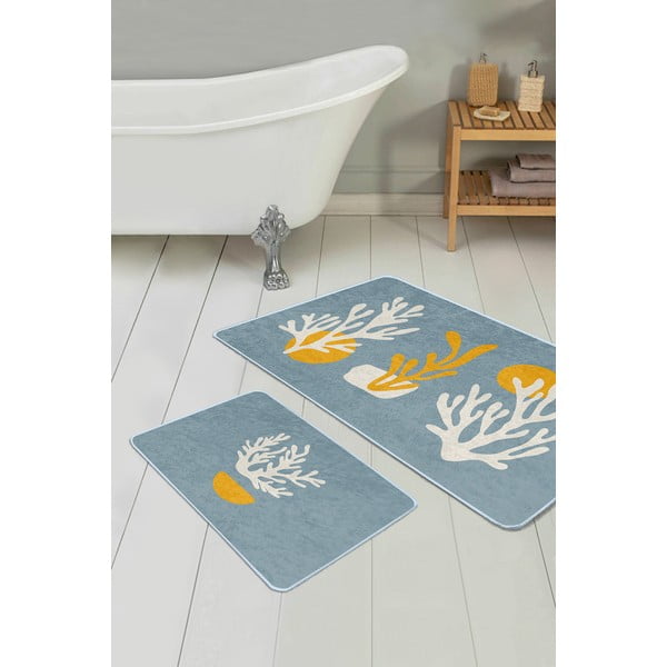 Modre kopalniške preproge v kompletu 2 ks 60x100 cm – Mila Home-image-2