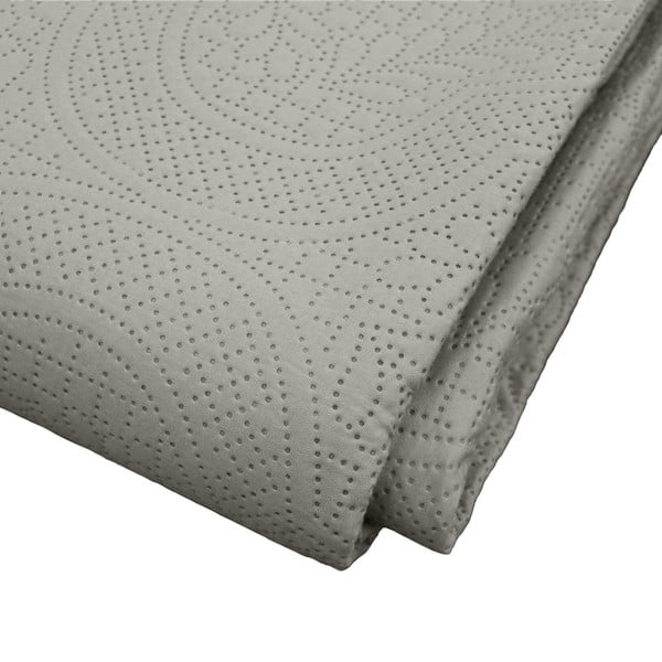 Siv komplet pregrinjala in prevleke za vzglavnik iz mikrovlaken 240x260 cm Romane – douceur d'intérieur-image-2