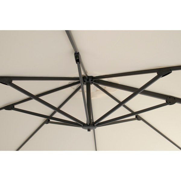 Bež senčnik ø 350 cm Shadowflex Deluxe – Hartman-image-3