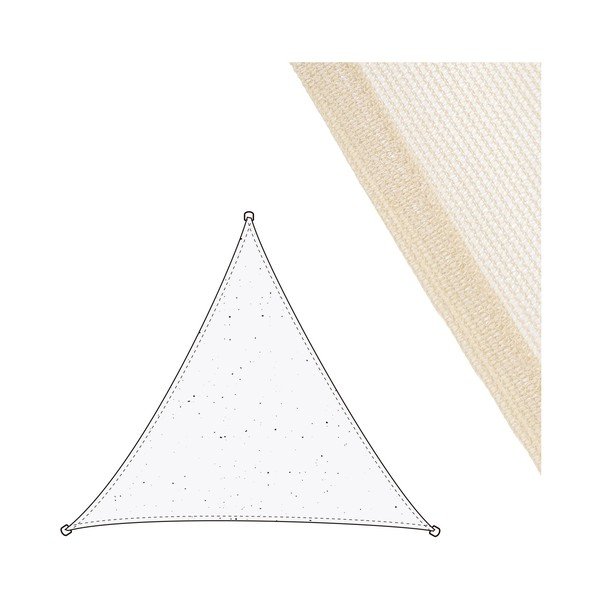 Bež senčno jadro 300x300 cm – LDK Garden-image-1