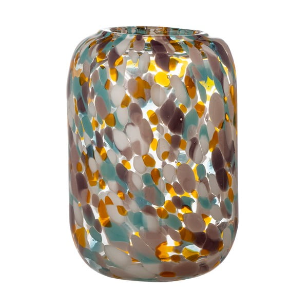 Steklena ročno izdelana vaza (višina 18 cm) Vidia – Bloomingville
