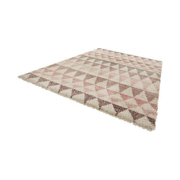 Krem in roza preproga Mint Rugs Allure Rose, 200 x 290 cm-image-1