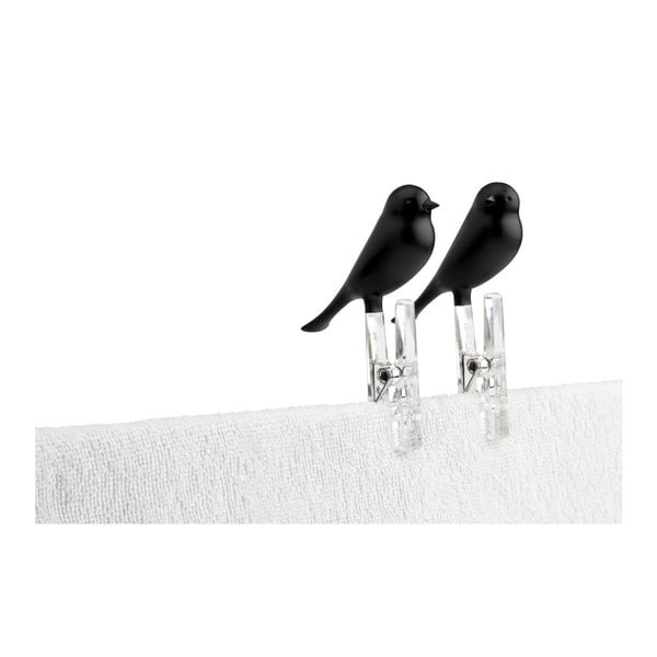 Dve črni zatiči Qualy Pegs Peg Sparrow