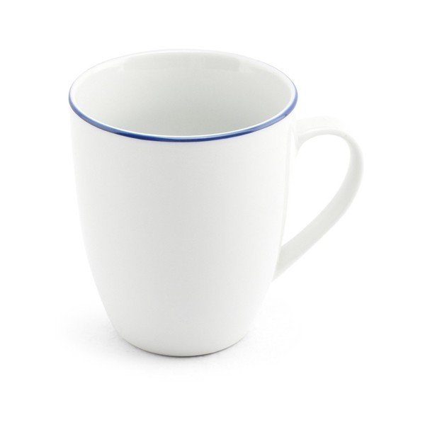 Bela porcelanasta skodelica 380 ml Basic White – BonBistro-image-1