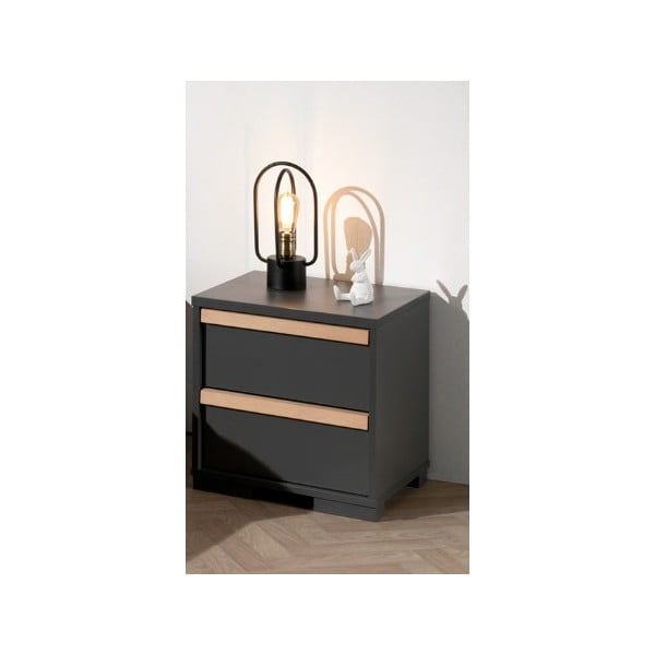 Temno siva otroška nočna omarica London – Vipack-image-3