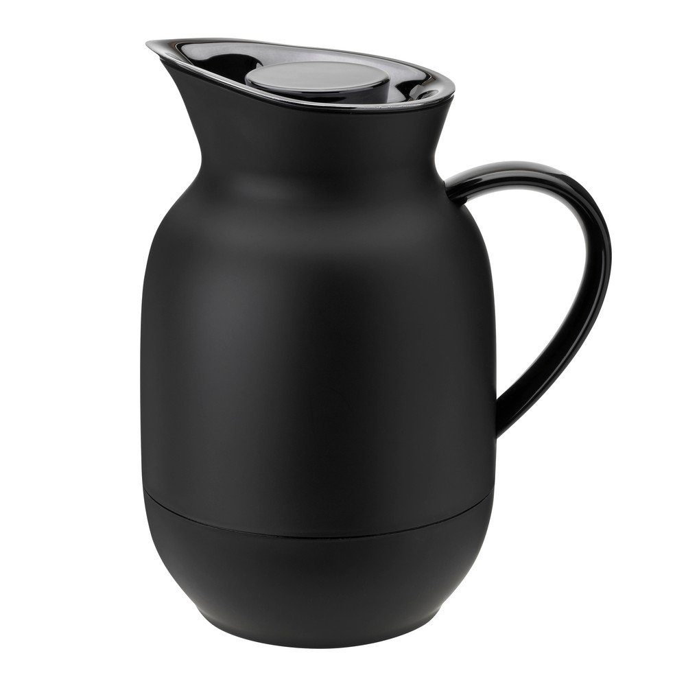Črna plastična termovka 1 l Amphora