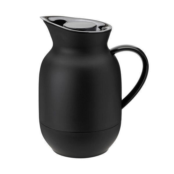 Črna plastična termovka  1 l Amphora – Stelton