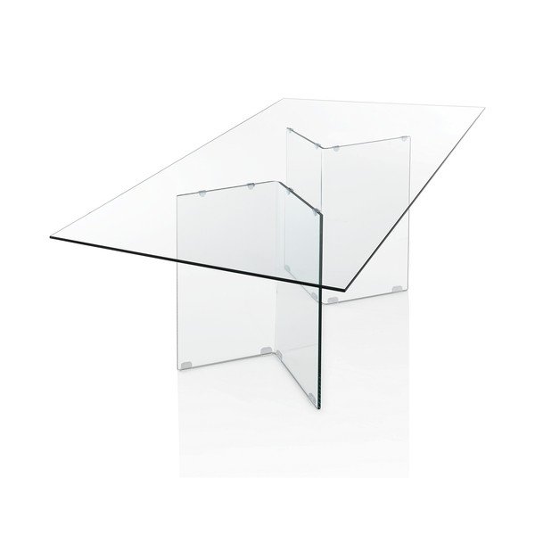Steklena jedilna miza 90x180 cm Kaya – Tomasucci-image-4