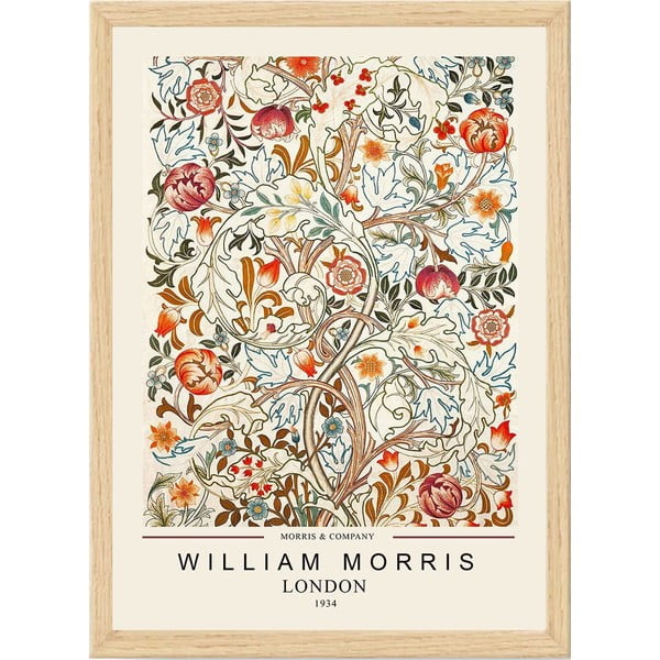 Plakat z okvirjem 55x75 cm William Morris – Wallity
