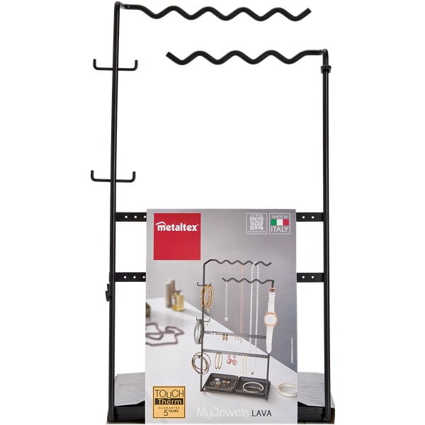 Črn organizator za nakit Metaltex My Jewels-image-4