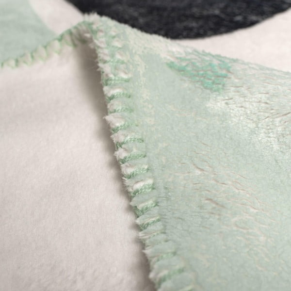 Svetlo zelena otroška odeja iz mikrovlaken 140x110 cm Panda - Moshi Moshi-image-2