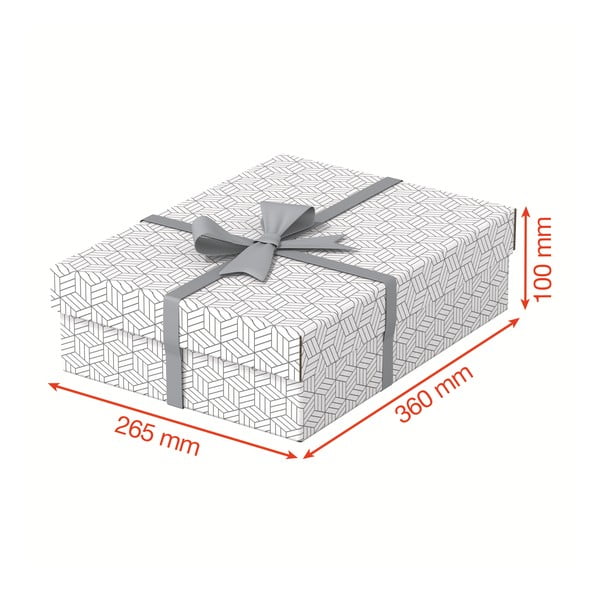 Komplet 3 belih škatel za shranjevanje Esselte Home, 26,5 x 36 cm-image-2