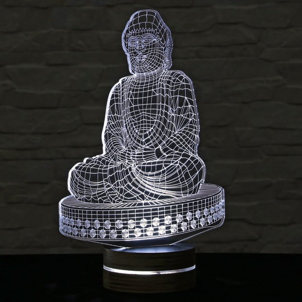 3D namizna svetilka Buda-image-2