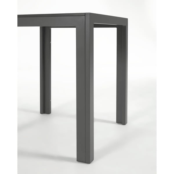 Siva aluminijasta vrtna miza Kave Home Sirley, 70 x 70 cm-image-2