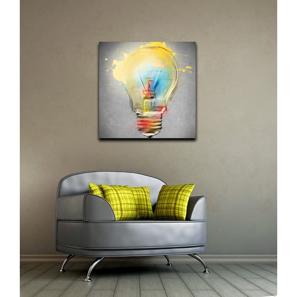 Slika Homemania Decor Bulb, 60 x 60 cm-image-1