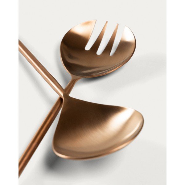 Pribor za solato 2 ks iz nerjavečega jekla Kelda – Kave Home-image-1