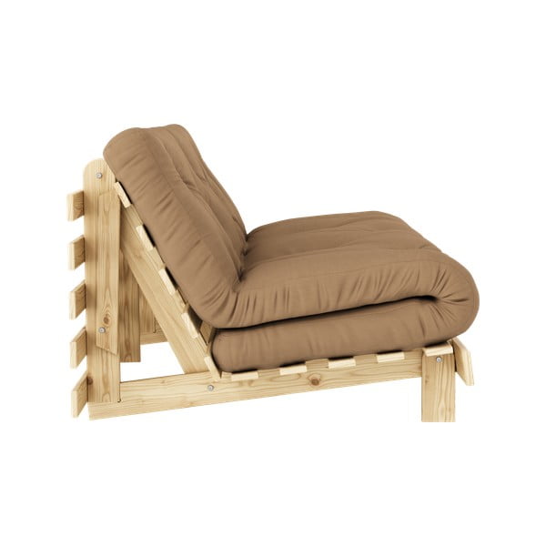 Rjav raztegljiv kavč 160 cm Roots - Karup Design-image-4