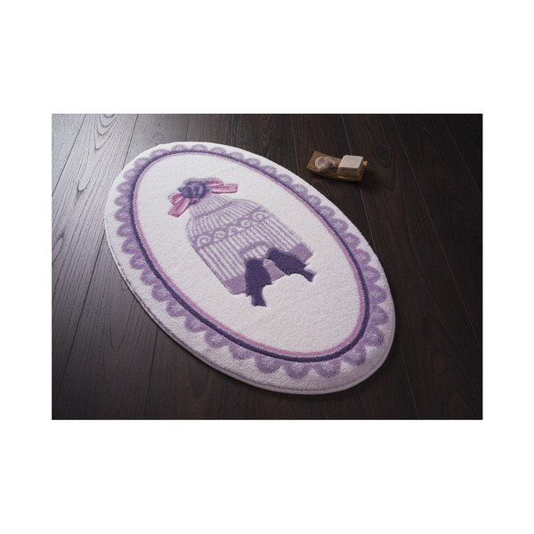 Vijolična kopalna podloga Confetti Bathmats Birdcage, dolžina 133 cm-image-1