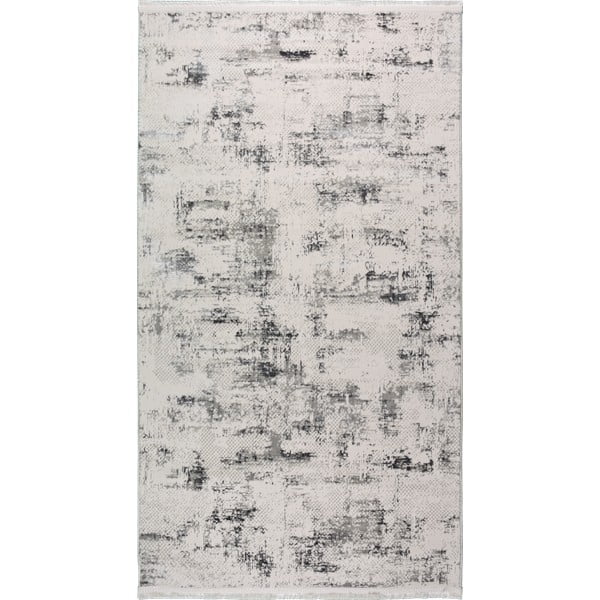Siva/kremno bela pralna preproga 160x230 cm Gri – Vitaus