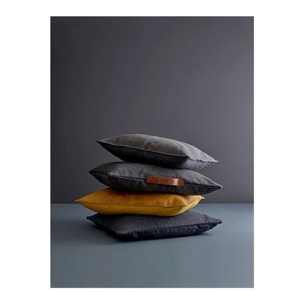 Usnjen okrasni vzglavnik Södahl Simple, 50 x 50 cm-image-3