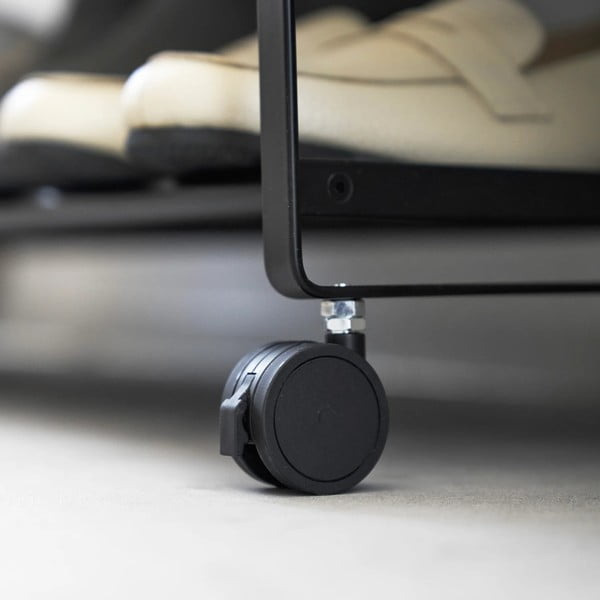 Črno kovinsko stojalo za čevlje 83,5x14,5x27,5 cm Tower – YAMAZAKI-image-4