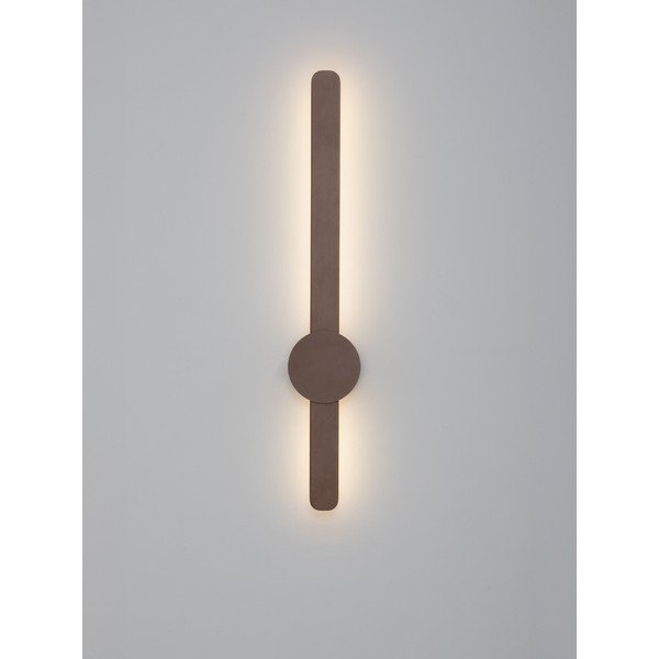 Rjava aluminijasta LED stenska svetilka Norei – Nova Luce-image-4